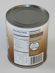 KEYSTONE ALL NATURAL Ground Beef 6 cans – 28 OZ each 168 oz total BBY 2027