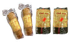 Cooked Pork Rolls (2 packs of Cha Lua & 2 packs of Cha Que) សាច់ប៉ាតេ