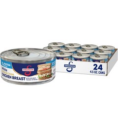 Swanson White Premium Chunk Canned Chicken Breast in 4.5 oz (Pack of 24)