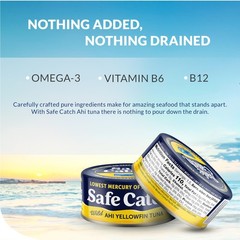 Safe Catch Wild Ahi Yellowfin Tuna Fish Canned, Wild Caught, Lowest Mercury, …