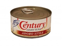 Century Light Tuna Adobo Style Tuna in Soy Sauce 6.4oz (180g), 6 Pack