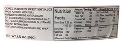 Fresh Whole Sardines in Sweet Soy Sauce – Convenient 3 Pack, 10.56 Oz
