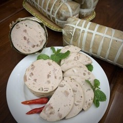 Cooked Pork Roll with Skin & Whole Peppers / Gio Bi 15 oz x 3 packs សាច់ប៉ាតេ