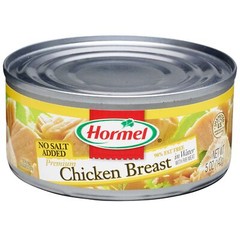 Hormel Premium No Salt Added Canned Chunk Chicken Breast in Water 5 Ounce