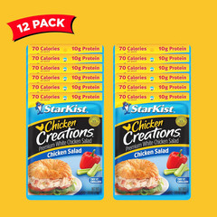 Chicken Creations, Chicken Salad, 2.6 Oz Pouch (Pack of 12)