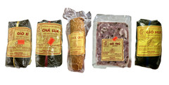 Cooked Pork Rolls (Gio Bi, Cha Lua, Cha Que, Gio Thu, and Gio Hue) សាច់ប៉ាតេ