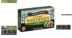 Sustainably Wild-Caught Sardines in Soybean Oil, 12-Pack, 4.25 Oz Cans