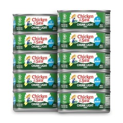 Chicken of the Sea Wild Caught Chunk Light Tuna, 5 Ounce 5 (Pack 10)