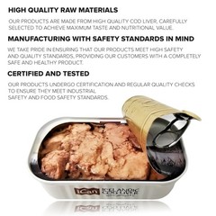Ican WildCaught Iceland Cod Liver Pack of 3 – 4.27 oz Canned Cod Liver in Own…