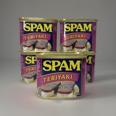 Spam Teriyaki Flavored Luncheon Meat 12oz Can x 5 Exp. 07/28