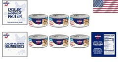 Gluten-Free White & Dark Chicken Chunks, 58.5 oz, Pack of 6