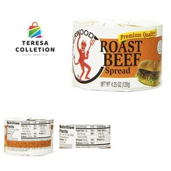 Roast Beef Spread 4.25oz, Pack of 24 – Family Favorite for Quick Delicious Meals
