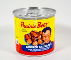 2 Prairie Belt Smoked Sausage 4.6 ounce can 07/09/2027 DENTED