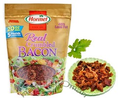 1 PACK FRESH ORIGINAL HORMEL REAL CRUMBLED BACON 20 OZ/567 G BEST BY SEP 2023