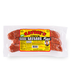 Savoie’s Green Onion Smoked Sausage 16 Oz (4 Pack)