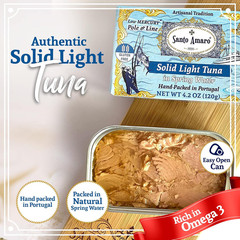 Santo Amaro – Artisanal Wild Tuna Fish in Spring Water, Pole & Line Wild Caught