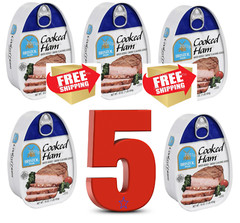 Bristol Cooked Ham 16oz EXP * 2027 Fully Cooked Canned Meat Ready to Eat Food