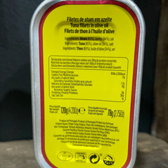 5x Cans Tuna Fish Fillet in Olive Oil Portugal Tenorio Portuguese 5x 120g 4,23oz