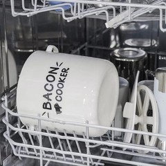 Ceramic Bacon Cooker for Microwave Oven – Splatter-Proof Design Microwave Bac…