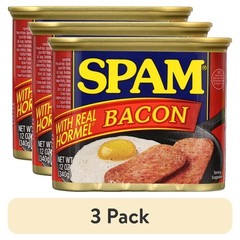 Canned Meats with Real Bacon 12 oz Aluminum Can 3 Pack 7g Protein per Serving