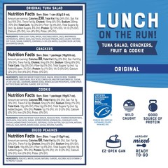 Lunch On The Run Tuna Salad with Crackers Kit, 8.2 oz (Pack of 4) – Ready to …