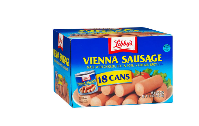 Libby’s Vienna Sausage – 4.6 Ounce Cans – 18 Pack