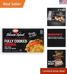 Delicious HORMEL Thick Cut Bacon – Fully Cooked, 2.52 Oz, Perfect for Any Recipe