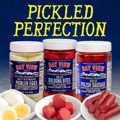 Delicious Salt ‘N Vinegar Pickled Eggs; 0g Sugar, Family-Owned Quality – 16oz