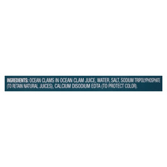 Snow’s Chopped Ocean Clams 51oz Can Single No MSG Wild Caught