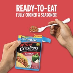 StarKist Beef Creations Sweet BBQ, 2.6 oz Pouch