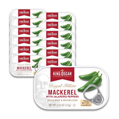 King Oscar Mackerel in Olive Oil,4.05Ounce Can(Pack of 1,3,6,Packaging May Vary
