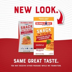 Bumble Bee Snack On The Run Protein Snack Pack Chipotle Chicken Salad with C…