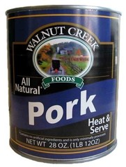 Walnut Creek All-Natural Canned Pork Chunks – Pack of 4, Gluten-Free Delicacy