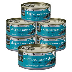COLES CANNED and CHOPPED CLAMS – Harvested in Crystal Clear Water, Gluten Free F