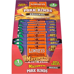 Hot and Spicy Microwave Pork Rinds 1.75 Oz. Packet – Case Of: 18;18