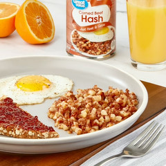 Great Value Corned Beef Hash, 14 oz Can, 12 Pack