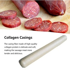 Fresh Collagen Casing For Sausage Making 15 Meters 20mm Meat Ham Maker Tool