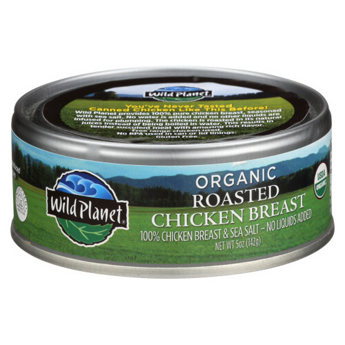 Organic Roasted Chicken Breast 5 Oz(Case Of 12) By Wild Planet