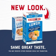 Bumble Bee Lunch On The Run Tuna Salad Meal Kit 8.2 oz Pack of 4 Ready to Eat