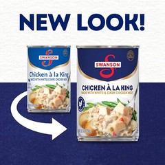 Canned Chicken a la King 10.5 oz – 12 Cans Bulk Pack for Meal Prep