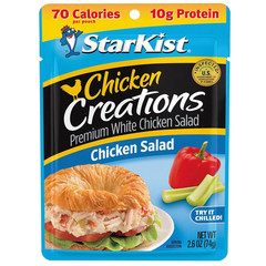 Chicken Creations, Chicken Salad, 2.6 Oz Pouch (Pack of 12)