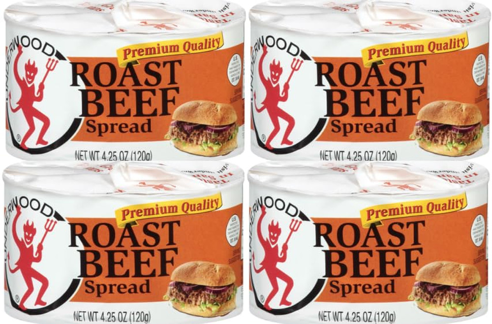 Pack of 4 Cans Roast Beef Spread 4.25 Oz.