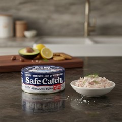 Safe Catch Canned Lowest Mercury Limit Albacore Tuna 5 Ounce (Pack of 12)