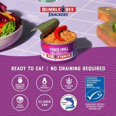 Thai Chili Flavored Light Tuna, Wild Caught, Gluten Free, 14g Protein per