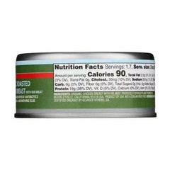 Organic Roasted Chicken Breast No Salt Added 5 Oz(Case Of 12) By Wild Planet