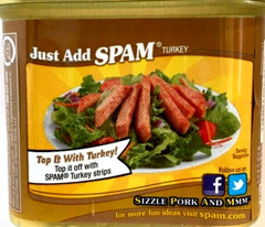 Spam Oven Roasted Turkey Luncheon Meat 12 oz ( Pack of 24 )