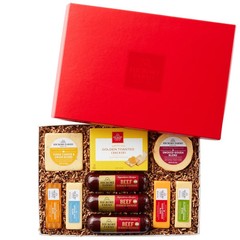 HICKORY FARMS GIFT BASKETS SUMMER SAUSAGE FAMILY PARTY GIFTS CHEESE MUSTARD MEAT