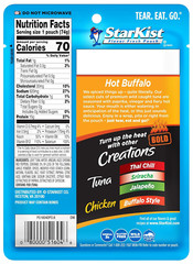 Tuna Creations BOLD Hot Buffalo Style, 2.6 Oz, Pack of 12