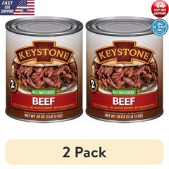 All Natural Canned Beef Fully Cooked High Protein Quick Meal Solution 2 Pack New