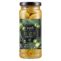 Specially Selected Jalapeno Stuffed Olives, 7 oz – Pack of 3